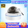 Caméras IP MISECU Super HD 5MP 4MP H 265 Surveillance POE Caméra Audio Microphone Dôme Sécurité Intérieure Maison Métal Email Push P2P 230712