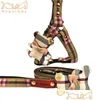 Dog Collars Leashes Ins Style Lovely Charm Pet Harnesses Cute Bear Ornament Pattern Festival Personality Keji Chai Dhwyz