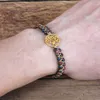 Fait à la main Naturel Pierre Africaine Perlé Boho Yoga Wrap Bracelet Bracelet En Acier Inoxydable Arbre De Vie Tressé Charme Bracelet L230704