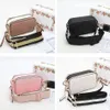 Designer bag snapshot multicolor shoulder bags camera crossbody glitter strap purse Dual Top Zip inside partition Removable Adjustable Webbing Strap purse