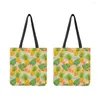 Torebki wieczorowe hawajski ananas kobiece ramię Portabel Storage College Totes Bag Outdoor Beach Shopping Handbaggs dla pań Travel