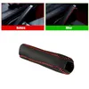 CAR INTERIOR GEAR COVER HANDHING LEATHER HANDRAKERSING SLEEVE SLEEVE Accessories لـ KIA K2 2011 2012 2013 2014 2015 2015