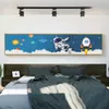 Astronaut Canvas Schilderij Cosmic Planeten Poster ruimte reizen Muur Foto 'S Voor Jongen En Girl'Room Woonkamer Woondecoratie L230704