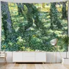 Tapestries Pastoral Scenery Van Gogh Oil Painting Tapestry Wall Hanging Simple Home Art Aesthetic Room Tapestry Can Be Customized
