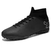 Safety Shoes Men High Top Soccer против Skid TPU Футбольные ботинки Профессиональная обувь для взрослых.