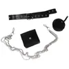 Ball Caps 1 Set Of Waist Bag Punk Chain Belt Pouch Purse Hanging Stylish