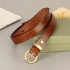 Belts ZR DIARY Belt Women Cow Leather Round Buckle Sewing Retro Designer Ladies Jeans Dress Waistband Handmade 2406