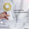 Electric Fans Desktop Shaking Head Fan USB Charging Mini Big Wind Student Dormitory Portable Handheld Small Fan