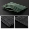 Filing Supplies YMW Card Holder Women Man Turn fur Luxury Artificial Leather Slim Mini Wallet Small Thin Package 230711