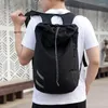 Mochila masculina estilo mochila de basquete para bolas de futebol com cordão mash fitness balde para esportes ao ar livre