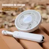 Electric Fans Cameras Outdoor Portable Telescopic Tripod Floor Fan LED Camping Fan Control USB Rechargeable Air Cooling Ventilator Table Fan