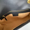 alta calidad Marmont diseñador clásico cuadrado Bolsas de mensajero correas Cartera para mujer para hombre moda crossbody Totes bag Lujo Cuero genuino Embrague hombro bolsos de mano