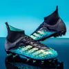 Sicherheitsschuhe 2023 Männer Fußball Erwachsene Kinder Hohe Knöchel Fußballstiefel Stollen Gras Training Sport Schuhe Herren Turnschuhe p230711