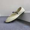 Ballettschuhe mit flachem Boden, schlanker Zehenbereich mit flachem Mund, einzelne Schuhe, weiche und bequeme Tanzschuhe