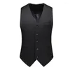 Men's Suits Jacket Pant Vest / 2023 Fashion Men Business Three Piece Sets Male Wedding Dress Suit Blazers Coat Trousers Waistcoat