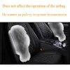 Upgrade autostoelhoes beschermmat universele voorste rugleuning ademend waterdicht lederen zitkussen beschermer pad geschikt voor bestelwagen