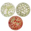 Party Decoration 3 Pcs Ceramic Decorative Ball White Flower Vase Marbles Ceramics Small Coffee Filters