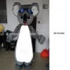 Custom Gray koala mascot costume Adult Size add a fan300H