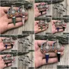 Pendants Pendant Necklaces 7 Chakra Healing Crystal Amet Necklace Natural Stones Rose Quartzs Pendum My220634Pendant Drop Delivery H Dhmjt