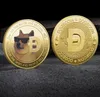 Arts and Crafts Dogecoin color relieve tridimensional moneda conmemorativa
