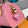 Ity Designer Best Quality 10A وسادة حقيبة Women Handbag Pink Patent Leather Totes Top Handle Crossbody Bags Classic Mini Tote Strap Counter M81