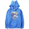 JaquetasHoodies Jaquetas Hoodies Outono Bonito Gabbys Doll House Desenhos Animados Kawaii Crianças Com Capuz Hoodies Bebê Meninos Meninas Moletons De Algodão Crianças Pullo