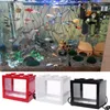 Dekorationen USB-Mini-Aquarium mit LED-Lampe, Betta-Kampfzylinder-Dekoration 230711