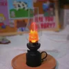 Oggetti decorativi Figurine Casifer Night Light Cartoon Anime Flame Lamp Howls Moving Castle Kerosene Candle Atmosphere Per Bedroom Home 230711