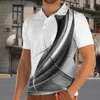 Herren-T-Shirts, Sommer-Poloshirt, farbcodiert, kurzärmelig, Netzstoff, atmungsaktiv, Business-Revers-Tops, T-Shirt, modisches gestreiftes T-Shirt für Jungen 230711