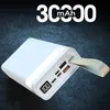 Power Bank 30000MAH быстрая зарядка PowerBank Powerbank Portable Extrable Battery Charger для iPhone 11 12 Pro X Xiaomi Mobile Phorge Зарядное устройство L230712