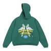 Herren-Kapuzenpullover, Sweatshirts, Vintage Spirit Hoodie, Engelsschaum-Druck, High-Street-Baumwolle, Oversize-Qualität, lockerer Frottee-Kapuzenpullover für Herren und Damen 230711