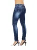 Jupes Taille Basse Skinny Jean Mode Lavé Blanchi Rayé Denim Bleu Push Up Vintage Slim Pantalon Pantalon Vêtements pour 230711