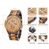 Wristwatches TJW 9018G Watch High End Brand Fashion Luxury Wood Sports Vintage Quartz Men's