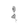 925 sterling silver charms for pandora jewelry beads Bracelet White Wave Murano Glass Ladies charm set Pendant