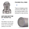 Bouteille d'eau Widesea Camping Titanium Cup Bouteille d'eau 750 ml Sport Bouilloire Running Motivation Outdoor Ultralight Randonnée Boisson Mug Cyclisme