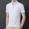 Polos pour hommes Polo T-shirt à manches courtes en vert rouge gris clair blanc noir: parfait pour l'été et l'occasion hommes tous les jours hauts confortables 2023