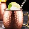 Tazze New Mini 60ml Mule Mug Caffè Vino Bear Cup Hammered Copper Plated Cup Home Kitchen Bar Supplies Kitchen Drinkware Tazze R230712