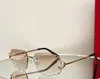 Klasik Rimless Güneş Gözlüğü Altın Mavi Gradient Erkekler Kadın Yaz Sunnies Gafas de Sol Sonnenbrille UV400 GÖZ ALI