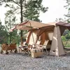 Zelte und Unterstände Hochwertiges, großes Outdoor-Campingzelt mit automatischer Geschwindigkeit, Open Ridge Camping, 21,2 m², Überdachung, ein Zelt, Outdoor-Schlafausrüstung 230711