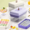 Baking Moulds Ice Tray With Lid Cube Box Easy Demoulding Reusable