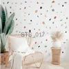 Altri adesivi decorativi Motivo terrazzo Adesivi murali a forma di pietra irregolare per soggiorno Camera da letto Bagno Decalcomanie decorative per pareti Decorazioni per la casa Murales x0712