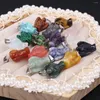 Pendant Necklaces Natural Stone Angel Shape Gemstone Exquisite Charms For Jewelry Making DIY Fashion Necklace Bracelet Earring Accessories