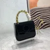 2023 High Quality Dinner Party Popular New Model, Painted Cowhide Black Women's One Shoulder Crossbody Handbag, Luxurious Designer Boutique Fashion Casual Style