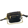 Taillezakken Crossbody Tassen Bummini -ontwerper M82335 Handtas Purse Hobo Satchel Evening Tote Cross Body Chain Casual Bag