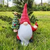 Decorazione per feste Resina Babbo Natale Pupazzo di neve Figurine Ornamento bonsai Micro paesaggio Decorazioni natalizie Decorazioni per la casa di Natale #t2g