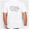 Heren T-shirts Streetwear Vrede Liefdesbrief Gedrukt Mannen T-shirt Mensenrechten Grafische Tee Katoen Pover Van Inspirational Dhkam