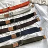 Cinturones Retro Lona Sólido Cinturón Casual Para Hombres Vestido Simple Coreano Hombre