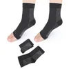 Erkek Çoraplar Erkekler Kadın Spor Ayak Sıkıştırma Melek Ayak Bileği Açık Nefes Alma Kollu Brace Sock