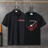 Herren-Designer-T-Shirt, lockeres T-Shirt, mit Buchstaben bedruckt, kurzärmelig, Oberteil, Sweatshirt, lässiges Poloshirt, Paar, großer atmungsaktiver Herrenmantel