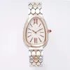 2023 Nya damer Fashion Luxury Diamond Roman Character Rostfritt stål Luxury Watch